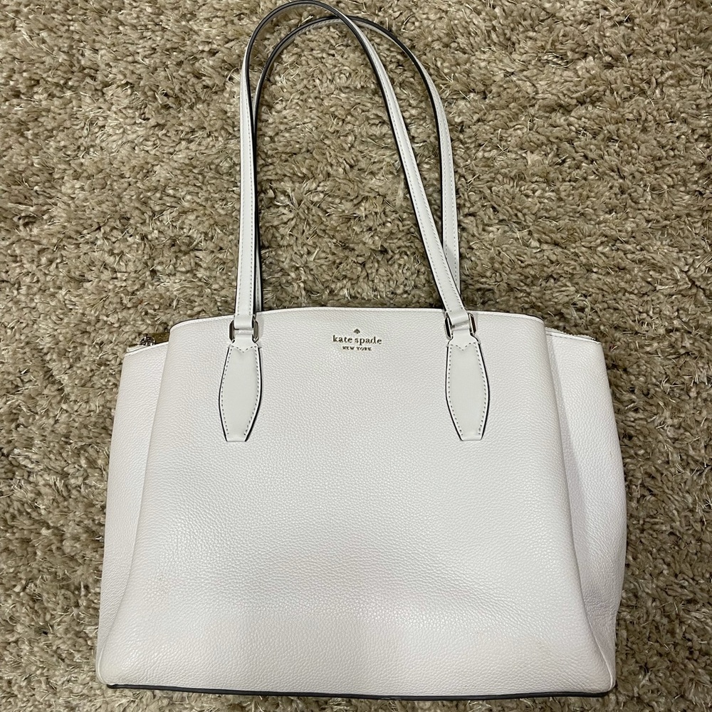 Large authentic Kate Spade white Purse